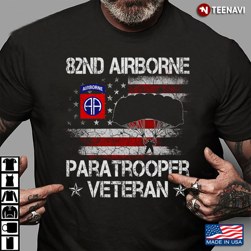 Armed Forces 82Nd Airborne Paratrooper Veteran Parachutist