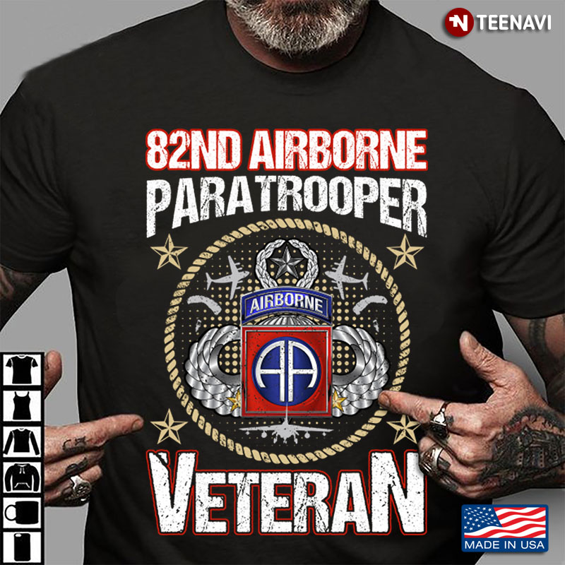 Memorial Day 82Nd Airborne Paratrooper Veteran Parachutist Wings