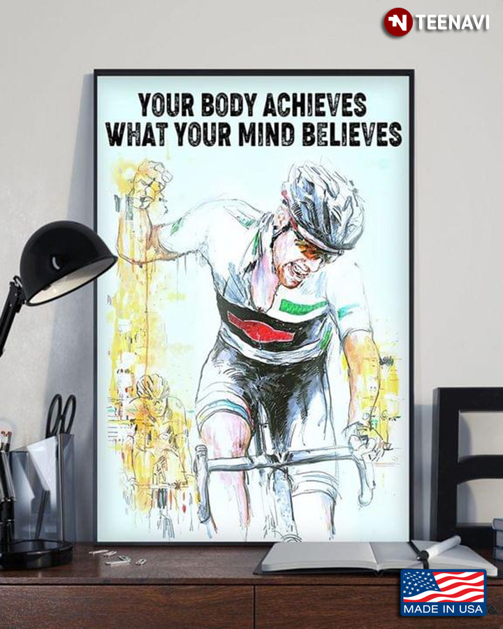 Vintage Cyclists Your Body Achieves What Your Mind Believes