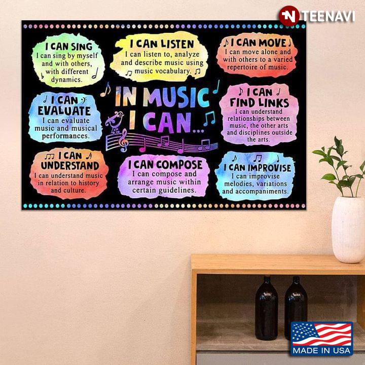 Watercolor In Music I Can Sing I Can Listen I Can Move I Can Evaluate I Can Find Links
