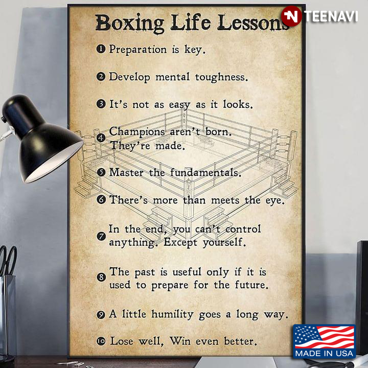 Vintage Boxing Life Lessons
