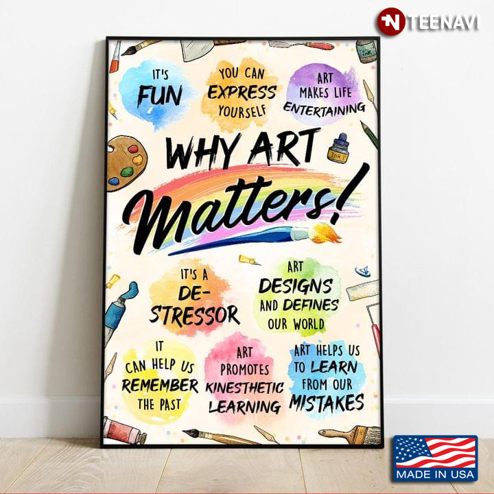 New Version Watercolor Why Art Matters!