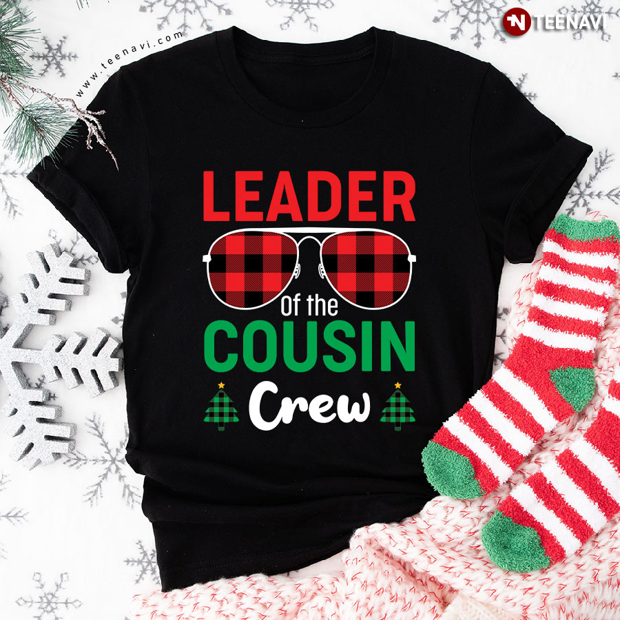 Leader Of The Cousin Crew Funny Christmas Christmas Gifts T-Shirt