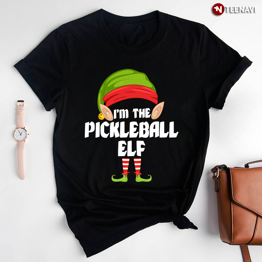 I'm The Pickleball Elf Funny Christmas Gift for Pickleball Lover T-Shirt