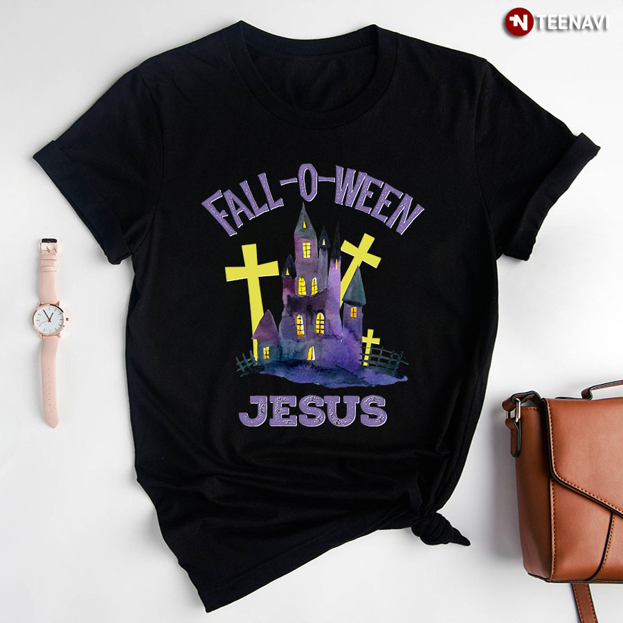 Funny Following Halloween Fall-o-ween Jesus T-Shirt