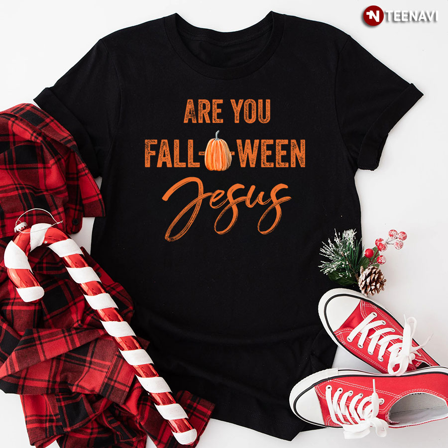 Funny Halloween Following Are You Fall-O-Ween Jesus T-Shirt