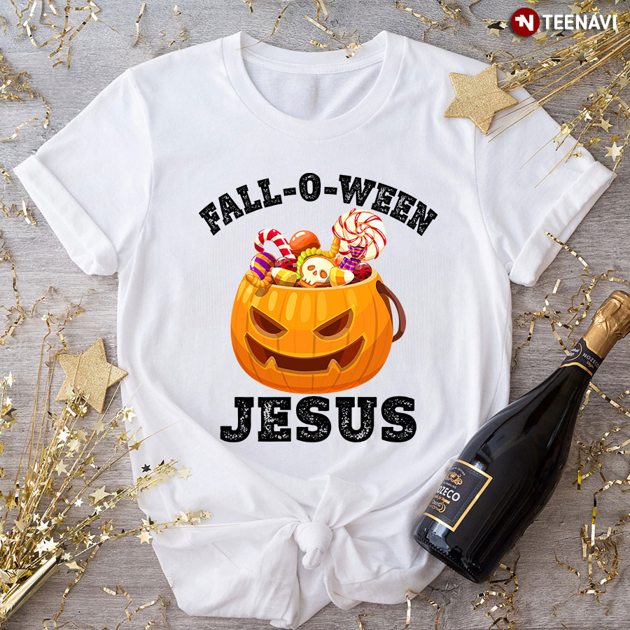 Funny Halloween Fall-o-ween Jesus T-Shirt