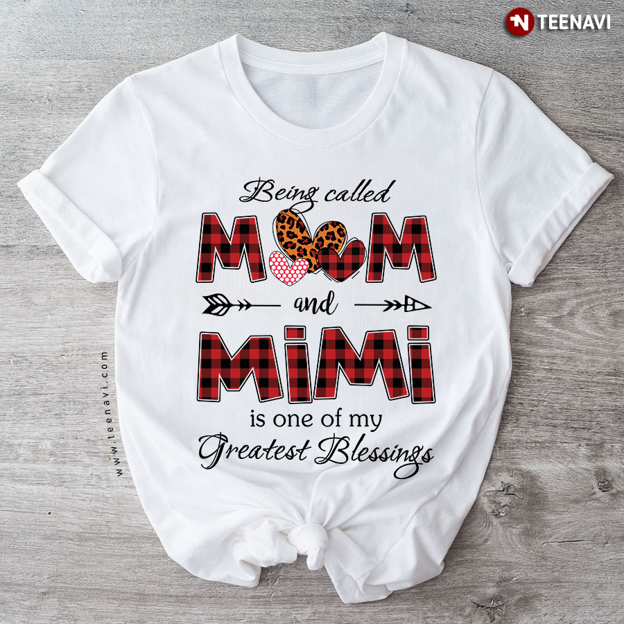 Being Called Mom And Mimi Is One Of My Blessing Leopard T-Shirt