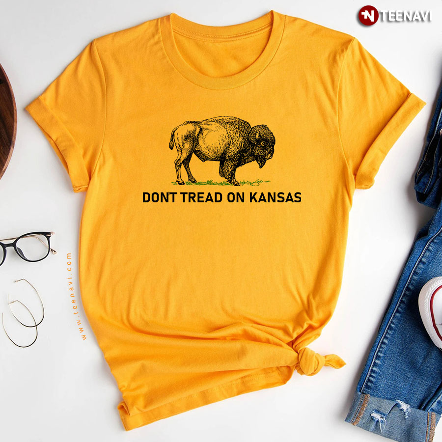Don't Tread On Kansas Buffalo T-Shirt