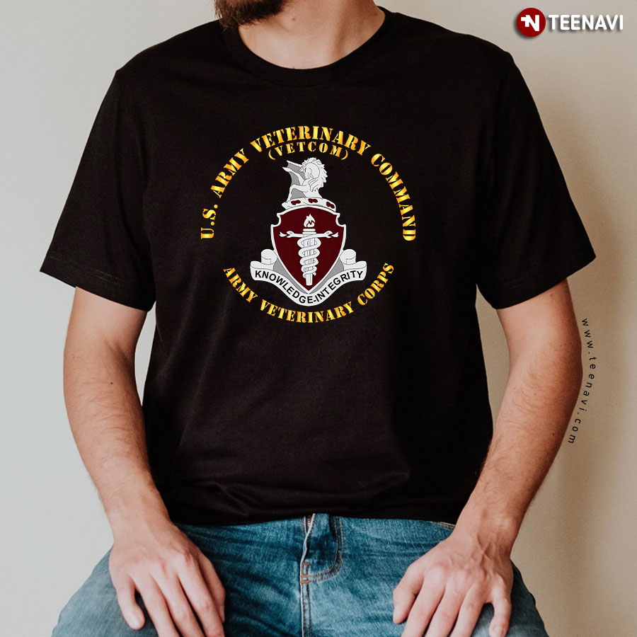 Knowledge Integrity Us Army Veterinary Command T-Shirt