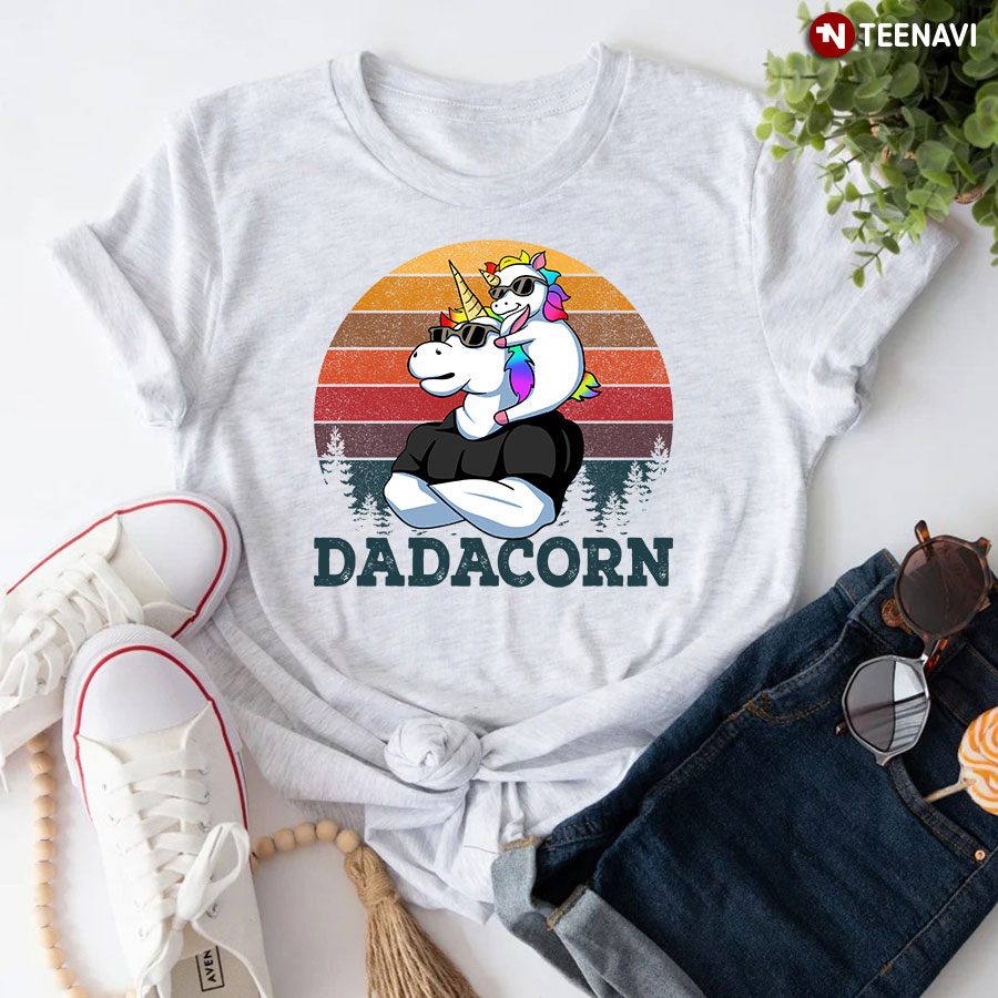 Dadacorn Daddycorn Gifts Unicorn Dad