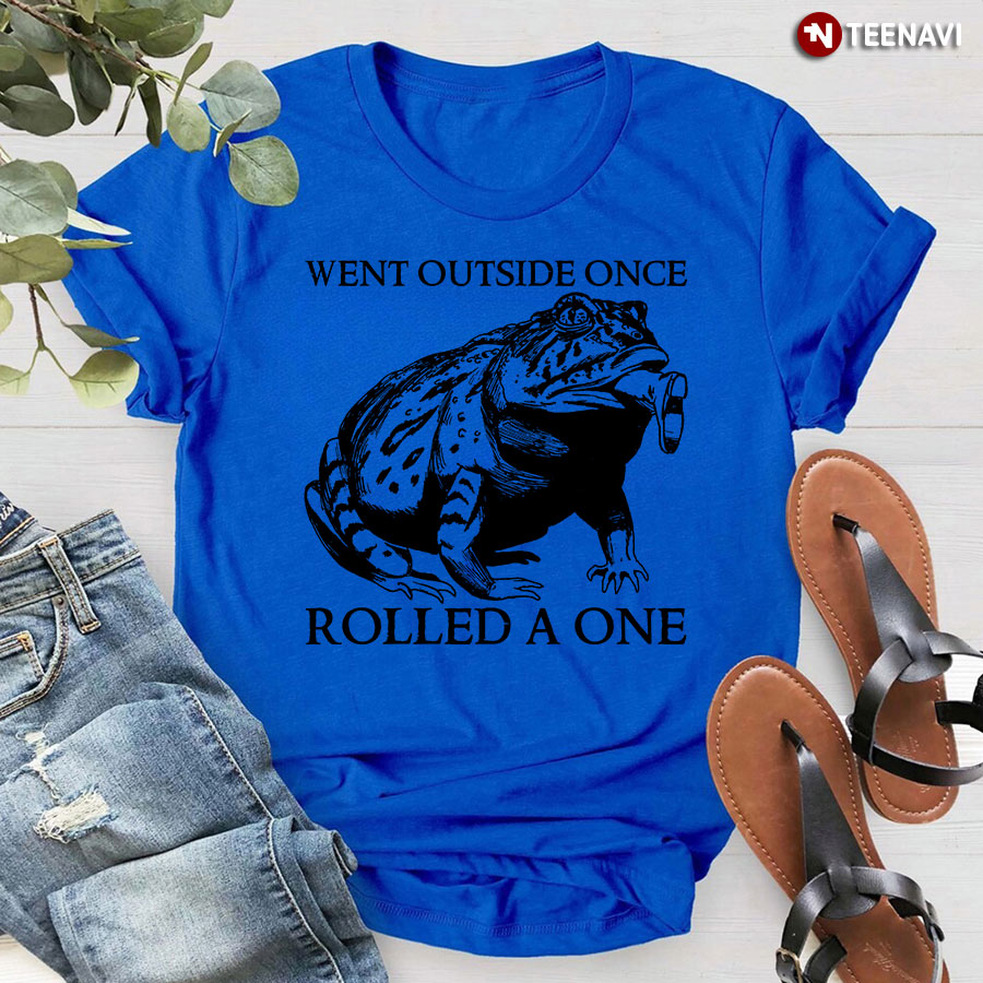 Went Outside One Rolled A One Frog Dungeons & Dragons for Game Lover T-Shirt