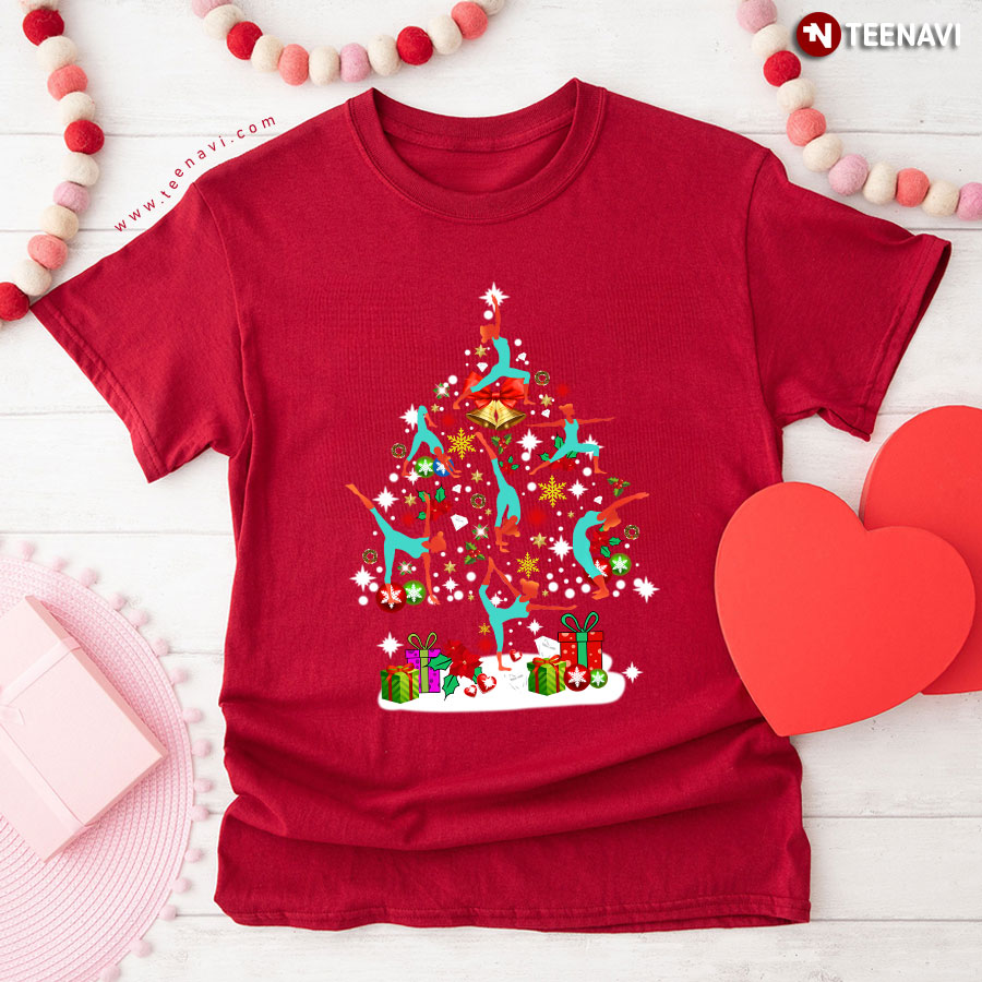 Yoga Christmas Tree Yoga Poses T-Shirt