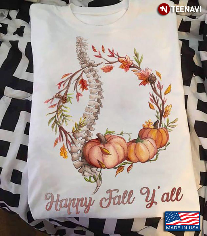 Happy Fall Y'all Pumpkin Fall Season