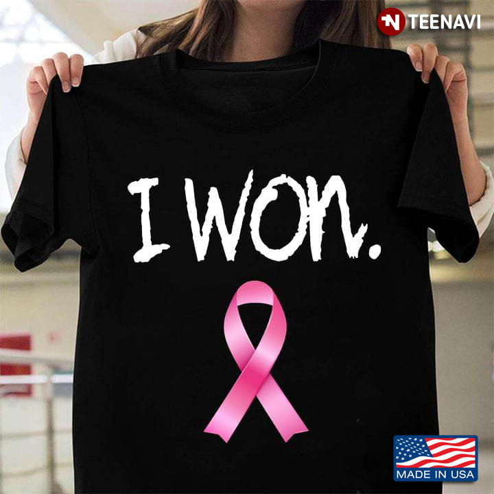 I Won Breast Cancer Awareness Pink Ribbon