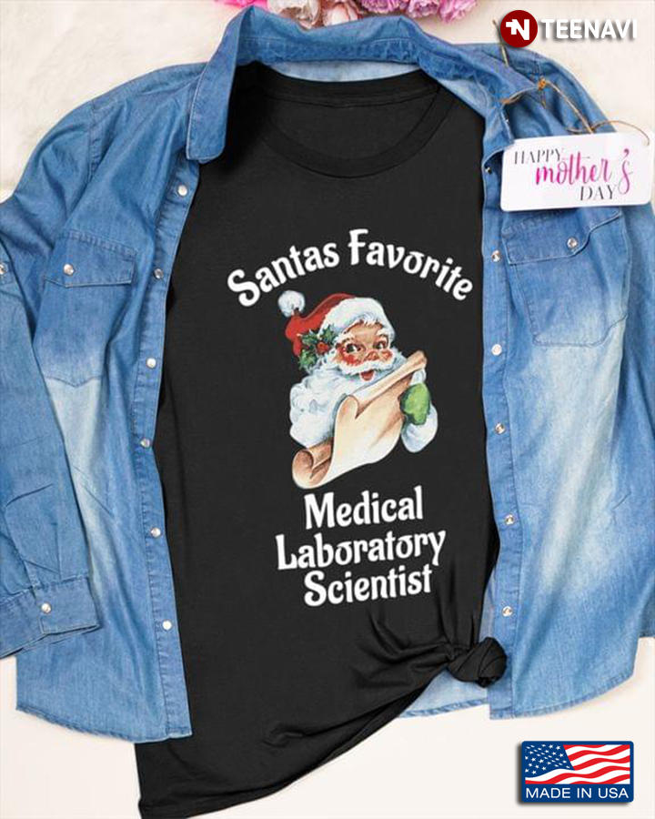 Santas Favorite Medical Laboratory Scientist Christmas