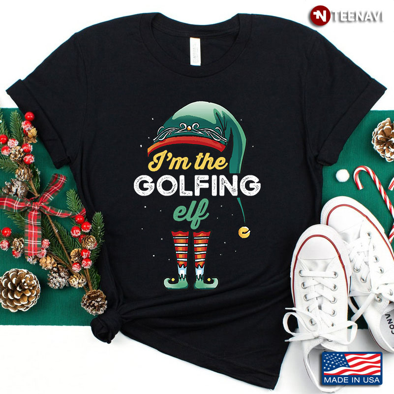 I'm The Golfing ELF Merry Christmas For Golf Lover Christmas Gifts