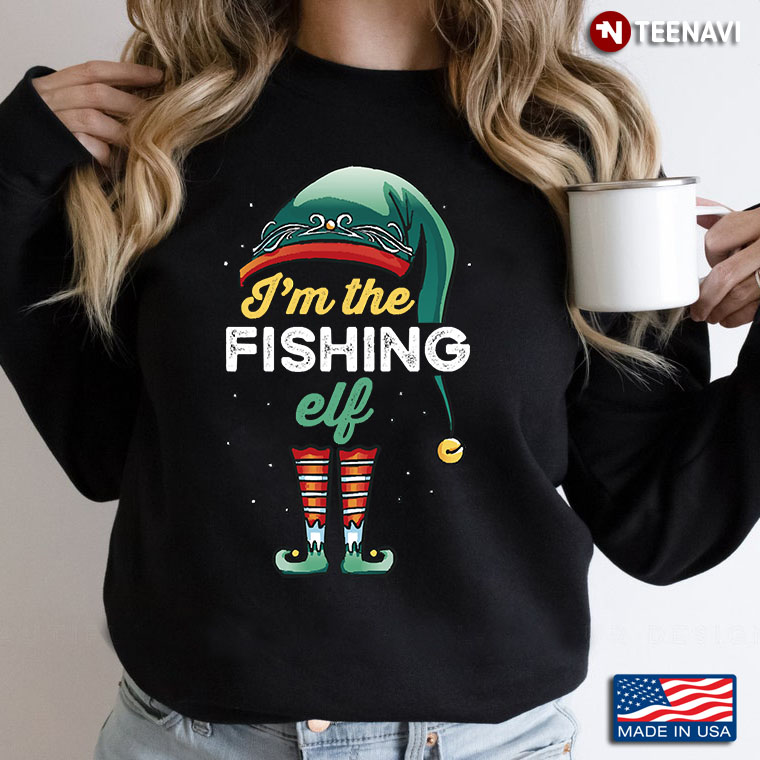 I'm The Fishing ELF Merry Christmas Christmas Gifts