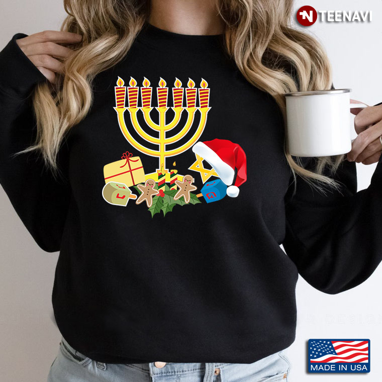 Happy Chrismukkah Christmas Hanukkah Festival of Lights Jewish Gingerbread