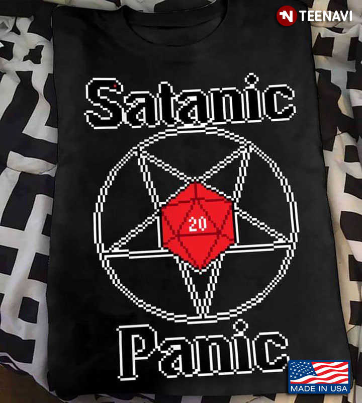 Satanic Panic Dungeon And Dragon Funny Satan For Game Lover