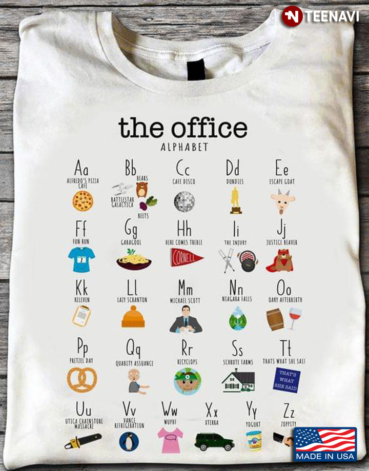 The Office Alphabet Funny for Officer