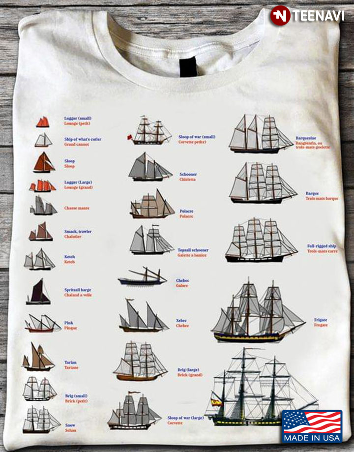 Types of Pirate Ship Sailing Boats
