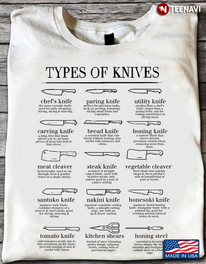 Types Of Knives Kitchen Knives for Cooking Lover