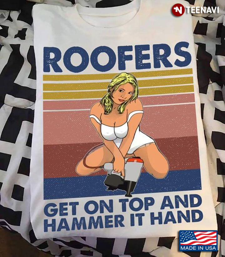 Vintage Roofers Get On Top and Hammer It Hand