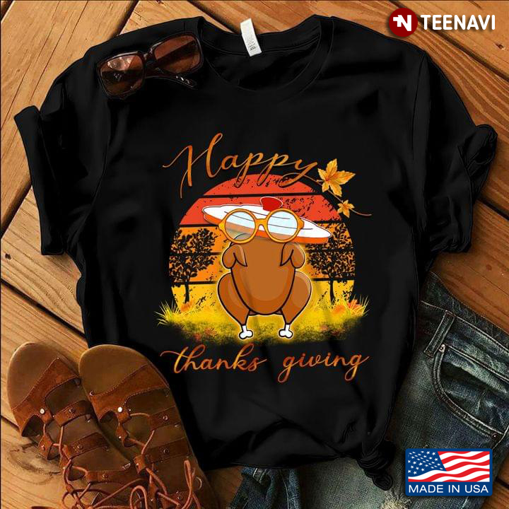 Funny Turkey Happy Thanksgiving