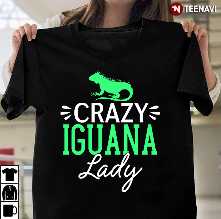 Crazy Iguana Lady Funny for Animal Lover