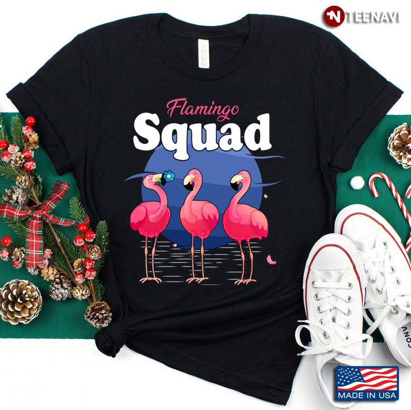 Flamingo Squad Funny for Animal Lover