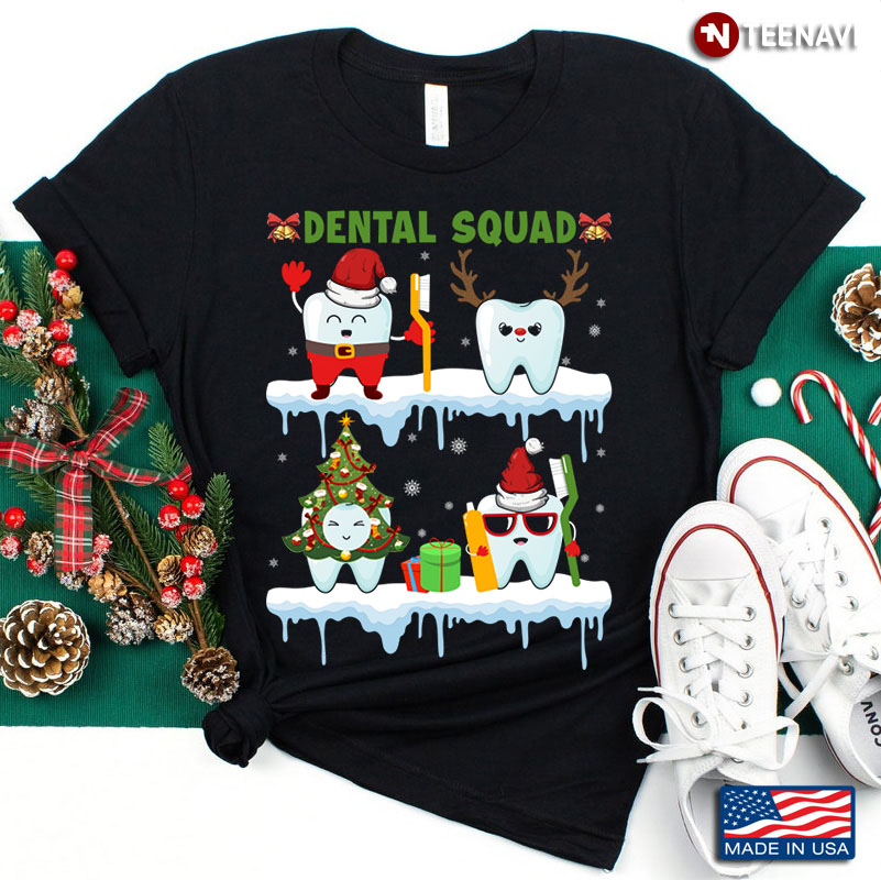 Dental Squad Funny Teeth in Christmas Costumes
