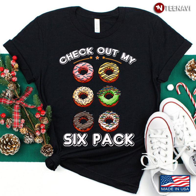 Donuts Check Out My Six Pack Funny for Donut Lover