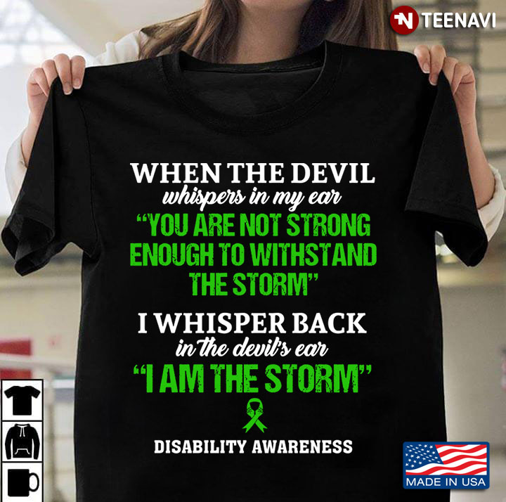 Disability Awareness When The Devil Whispers in My Ear You Are Not Strong Enough