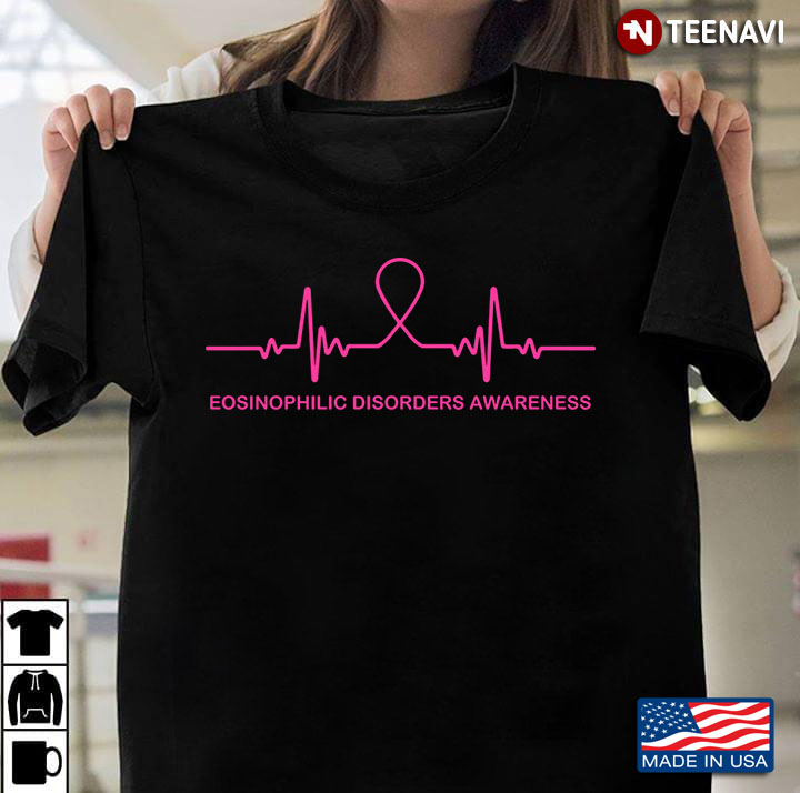 Eosinophilic Disorders Awareness Pink Heartbeat