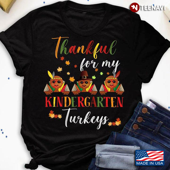 Thanksful for My Kindergarten Turkey Happy Thanksgiving