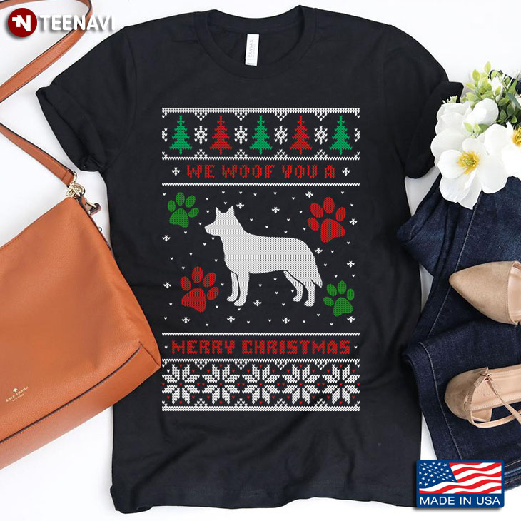 We Woof You A Merry Christmas Ugly Christmas for Dog Lover