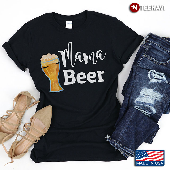 Mama Beer Funny Glass of Beer for Woman