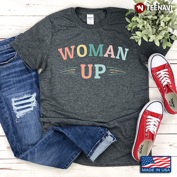 Woman Up Feminist Colorful Style