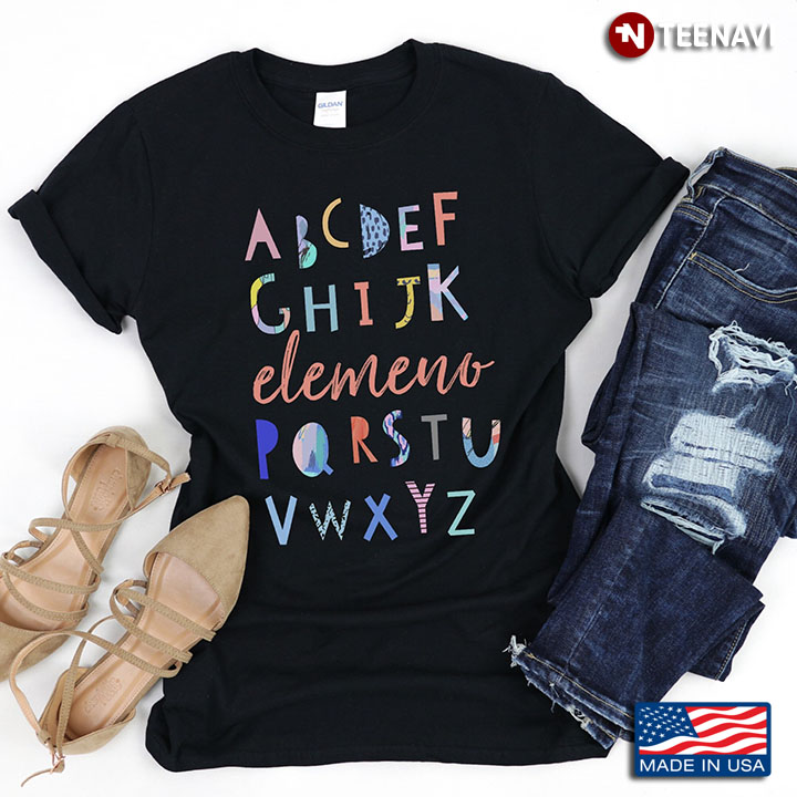 Alphabet Element Colorful Style Gift for Teacher