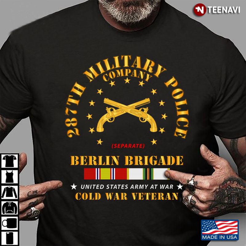 287th Military Police Company Berlin Brigade Separate Cold War Veteran United States Army At War
