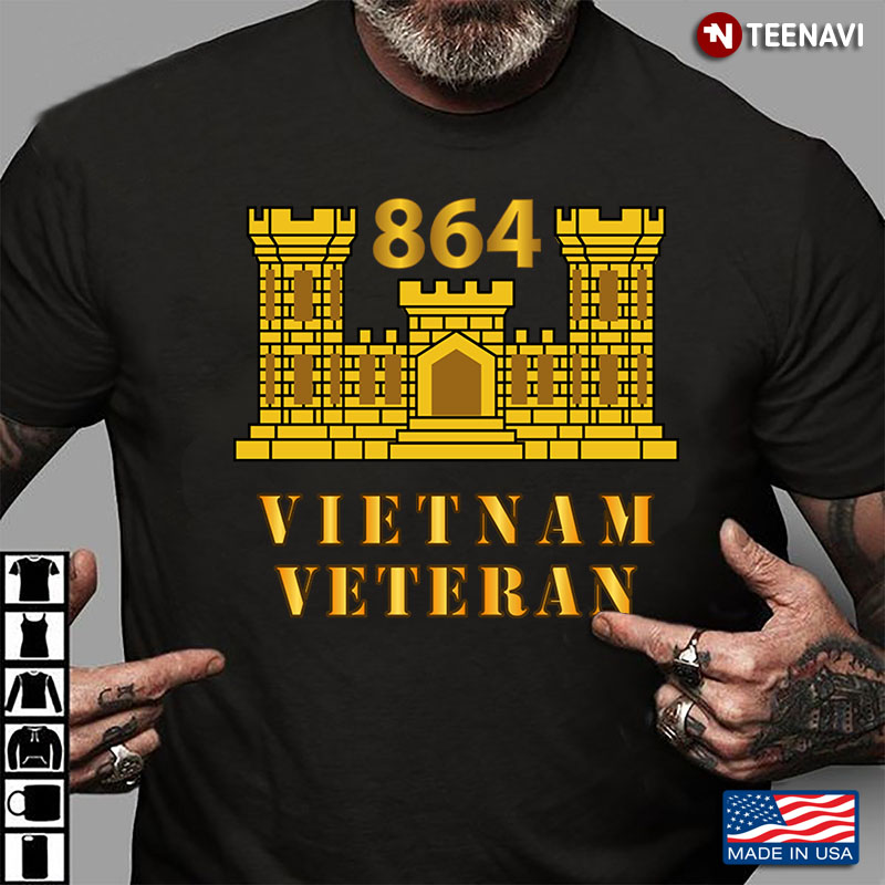 United States Army 864th Engineer Battalion Castle Vietnam Veteran