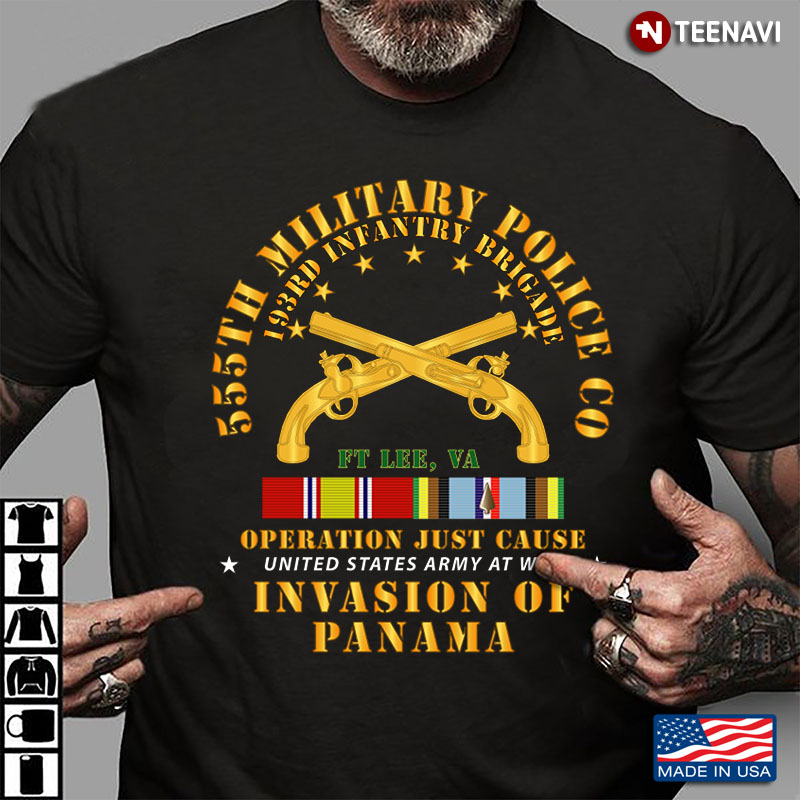 555th Military Police Company 193rd Infantry Brigade Operation Just Cause Invasion Of Panama