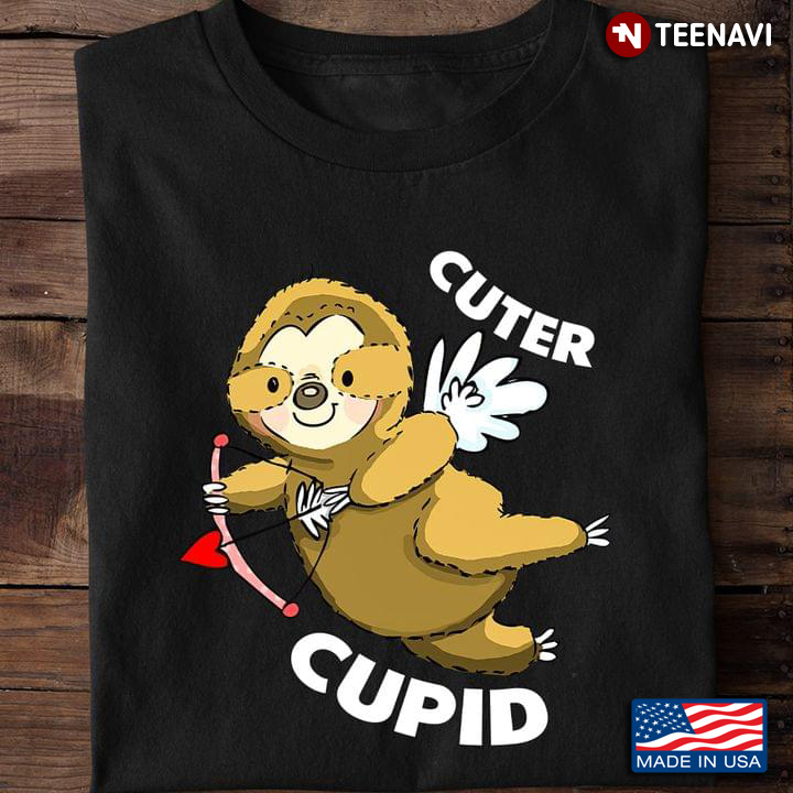 Funny Sloth Cuter Cupid for Animal Lover