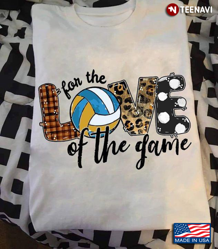 Leopard For The Love Of The Game for Volleyball Lover