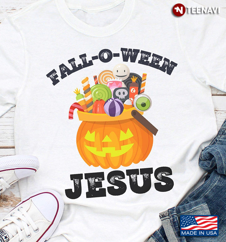 Funny Halloween Fall-o-ween Jesus