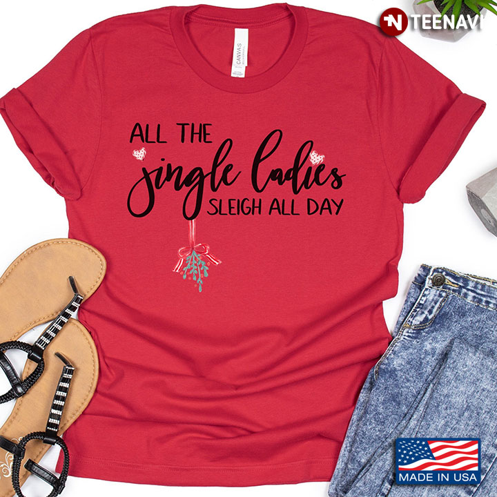 All The Jingle Ladies Sleigh All Day Design for Christmas