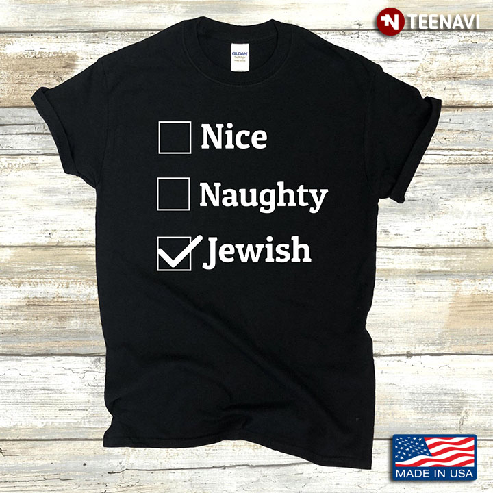 Jewish Not Naughty Nice for Hanukkah