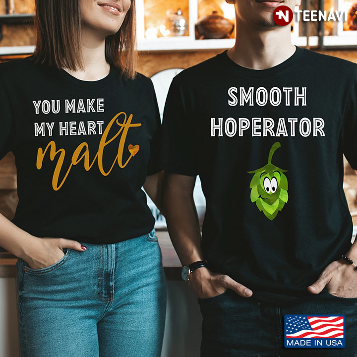 Gaming You Make My Heart Malt Smooth Hoperator for Couple
