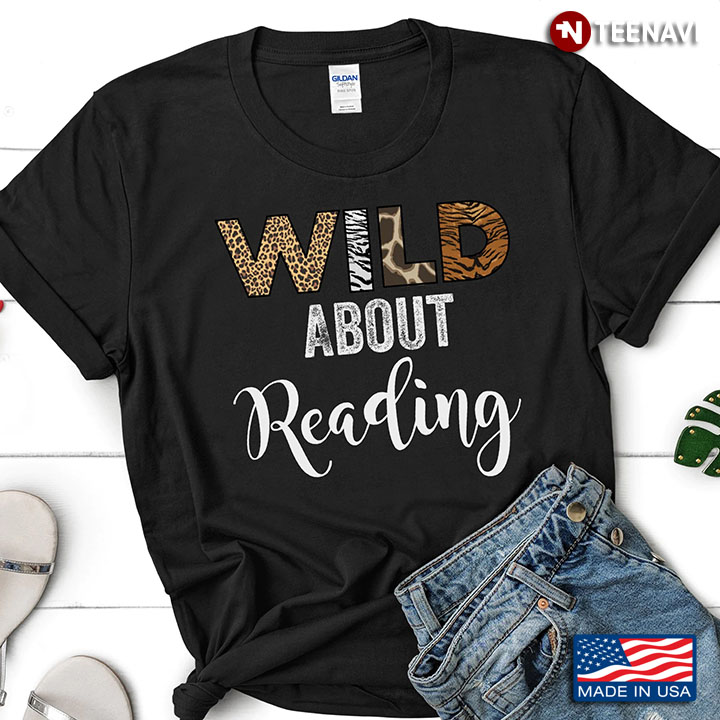 Wild About Reading Animal Version for Book Lover